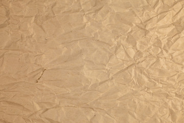 Vintage crumpled recycle paper background.