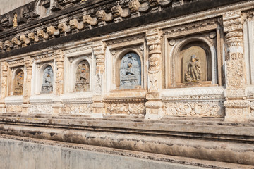 Fototapeta na wymiar Mahabodhi Temple, Bodhgaya