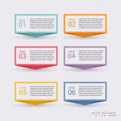 Vector colorful info graphics for your business presentations. C