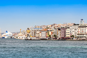 Obraz premium Golden Horn and Bosphorus