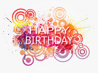 Happy birthday background
