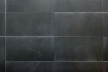 Texture of dark metal tiles