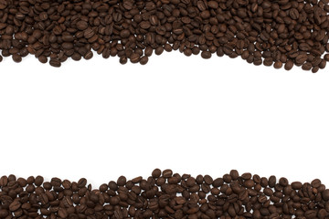 coffee beans isolated on white background