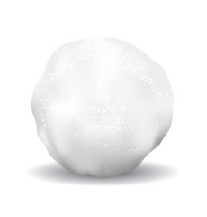 snowball vector icon illustration with textures isolated object