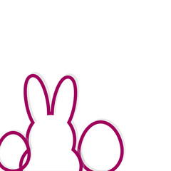 Osterhase & Ostereier - Happy Easter