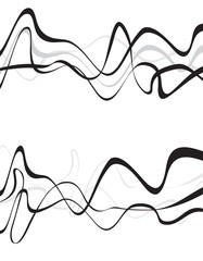 Abstract art design, Abstract background with curvy, curved lines wave gray shapes