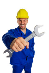 Handwerker mit Werkzeug