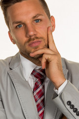 Nachdenklicher Manager