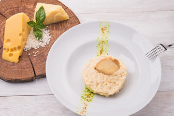 risotto with fresh vegetables