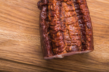 closeup photo of raw bacon