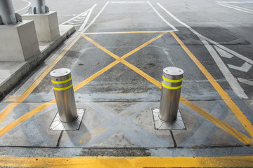  bollards with Security