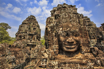 Bayon Temple near Seam Reap, Cambodia