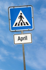 Schild 80_April