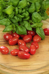 tomates cerises et basilic 11032016