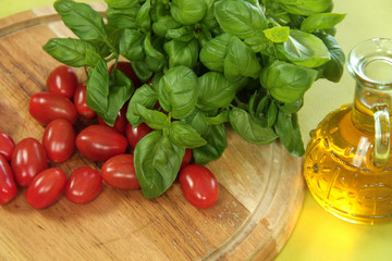 tomates cerises et basilic 11032016