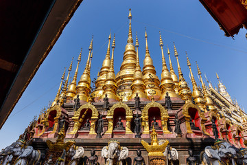wat phra that suthon mongkol khiri Temple in Phrae at Thailand