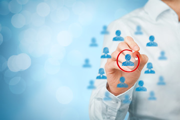 Marketing segmentation and leader recruit