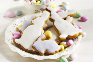 Easter cookies and almond candy