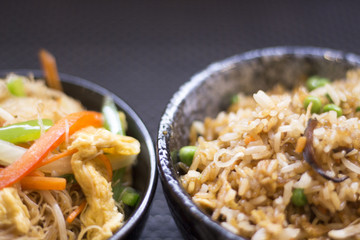Japanese restaurant fried rice vegetables
