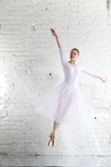 Ballerina in white