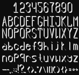 Volume font by knockout