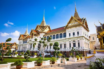 Crédence en verre imprimé Bangkok Grand Palais à Phra Nakhon, Bangkok, Thaïlande.