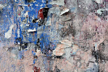 blue and pink graffiti and paper texture