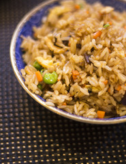 Japanese restaurant fried rice vegetables