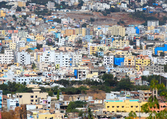 Hyderabad aerial view