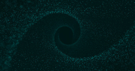 Obraz premium Futuristic Particles Space Abstract Background
