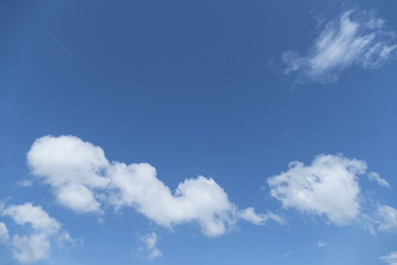 Blue sky with cloud