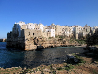 Fantastica vista di Polignano a Mare