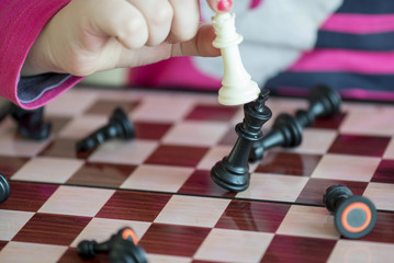 chess game chessboard battle win king victory