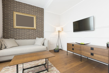 Interior of a modern living room