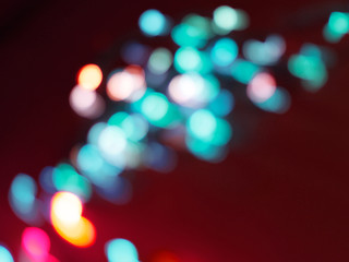 Fototapeta premium Teal Bokeh Background