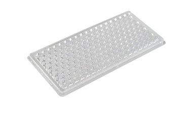 white reflective lamp isolated on white