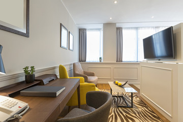 Interior of a modern hotel apatment