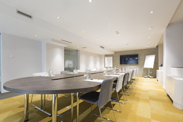 Interior of a conference room