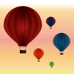 Fototapeta premium Hot air balloon design 