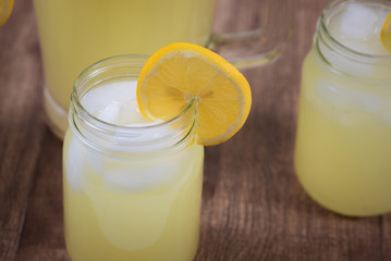 Lemonade in a jar