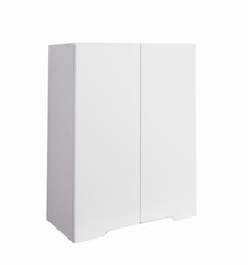 Simple wall-mounted cabinet for use in bathrooms and kitchens. I