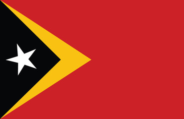 Timor Lesto flag.