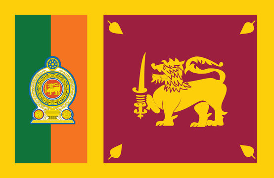 Sri Lanka flag.