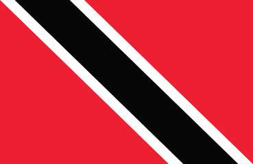 Fototapeta premium Trinidad and Tobago flag.