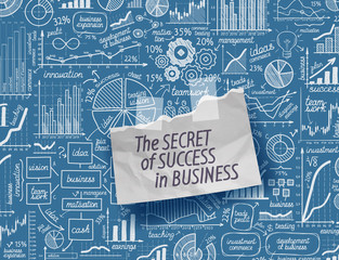 business infographic doodles. vector illustration