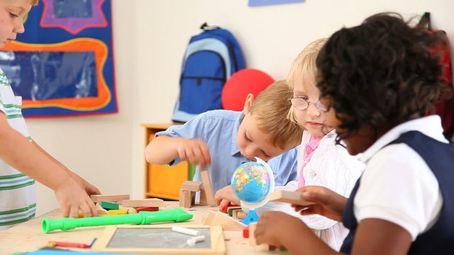Children at preschool