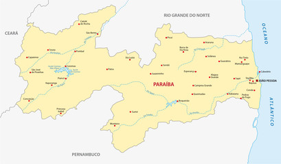 paraiba map
