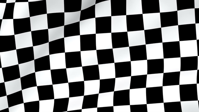 Looping Checkered flag background