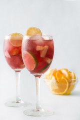 Summer sangria isolated photo
