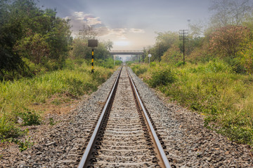 Fototapeta na wymiar Railroads